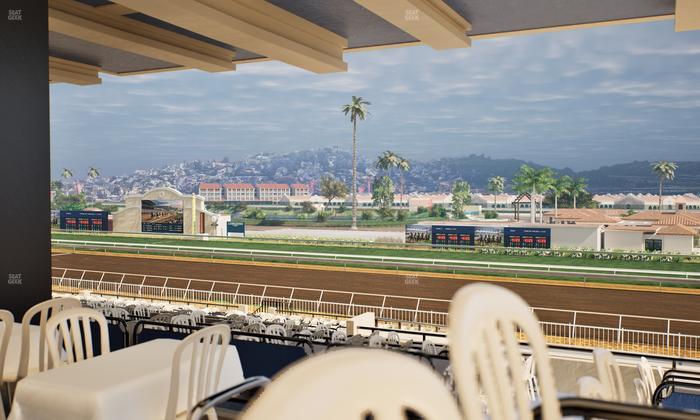 Del Mar Thoroughbred Club - Section First Turn Lvl 3 Tbl 659 Seat View