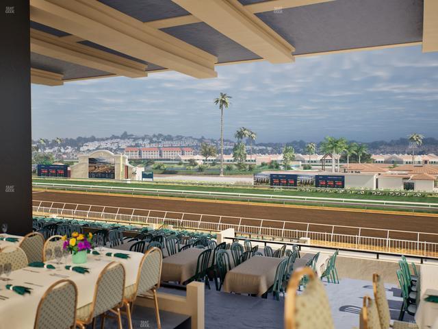 Del Mar Thoroughbred Club - Section First Turn Lvl 3 Tbl 659 Seat View