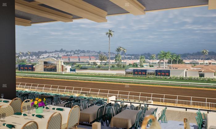 Del Mar Thoroughbred Club - Section First Turn Lvl 3 Tbl 659 Seat View