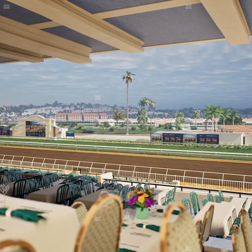Del Mar Thoroughbred Club - Section First Turn Lvl 3 Tbl 660 Seat View