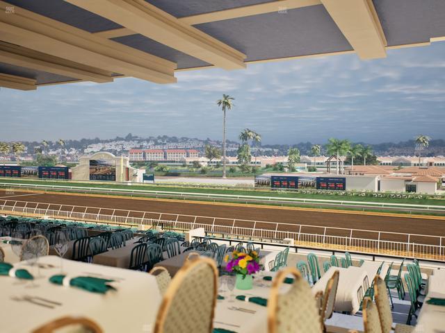 Del Mar Thoroughbred Club - Section First Turn Lvl 3 Tbl 660 Seat View
