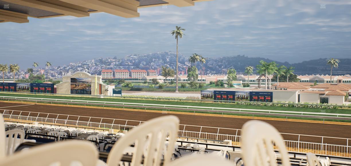 Del Mar Thoroughbred Club - Section First Turn Lvl 3 Tbl 660 Seat View