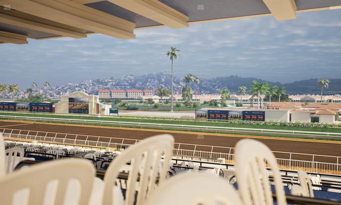 Del Mar Thoroughbred Club - Section First Turn Lvl 3 Tbl 660 Seat View