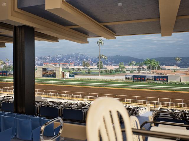 Del Mar Thoroughbred Club - Section First Turn Lvl 3 Tbl 750 Seat View