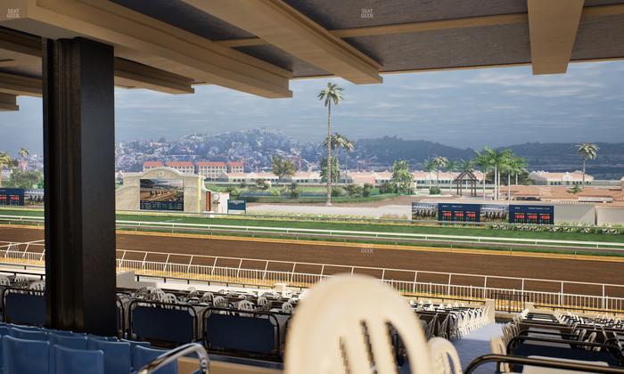 Del Mar Thoroughbred Club - Section First Turn Lvl 3 Tbl 750 Seat View