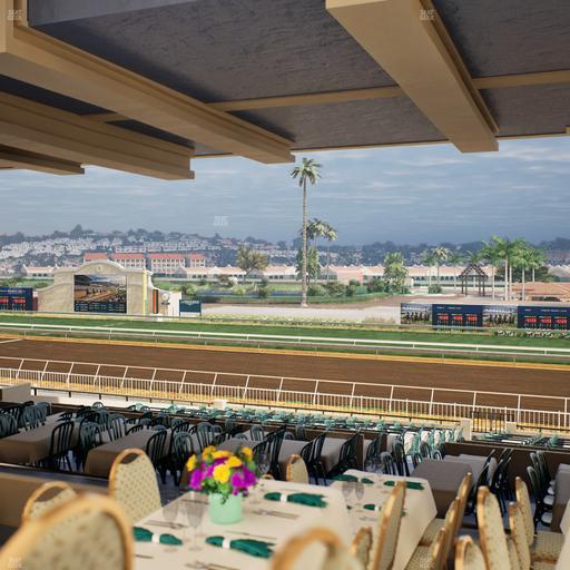 Del Mar Thoroughbred Club - Section First Turn Lvl 3 Tbl 751 Seat View