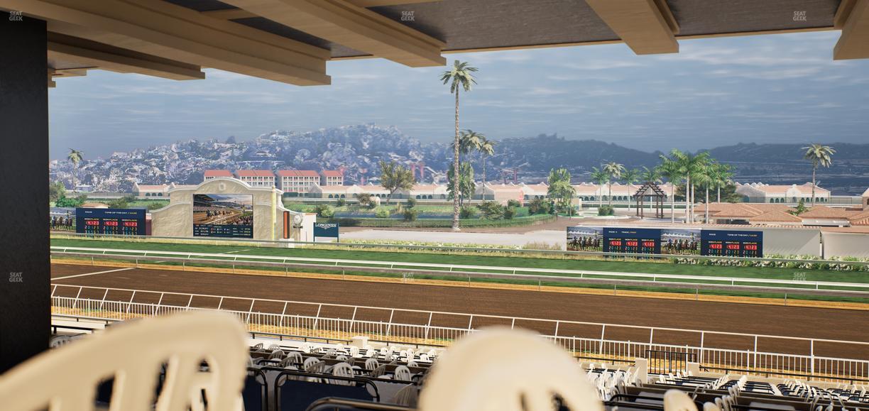 Del Mar Thoroughbred Club - Section First Turn Lvl 3 Tbl 751 Seat View