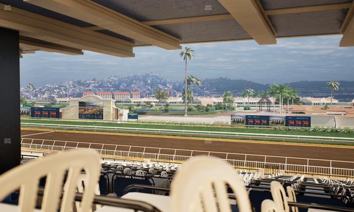 Del Mar Thoroughbred Club - Section First Turn Lvl 3 Tbl 751 Seat View