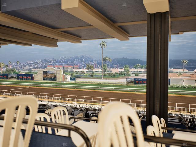 Del Mar Thoroughbred Club - Section First Turn Lvl 3 Tbl 752 Seat View