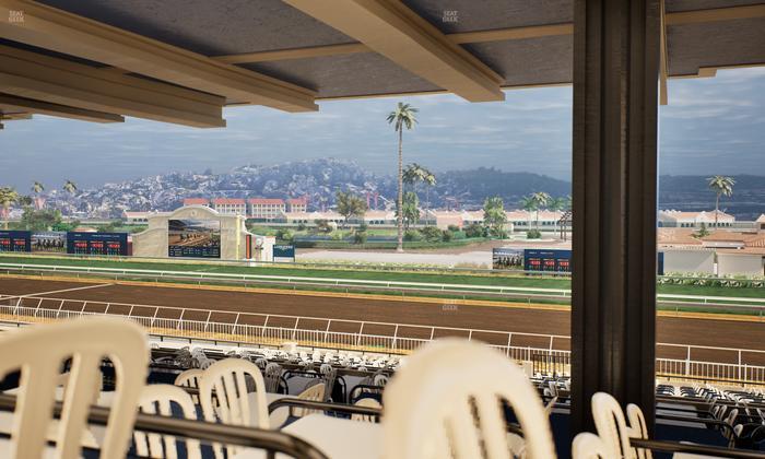 Del Mar Thoroughbred Club - Section First Turn Lvl 3 Tbl 752 Seat View