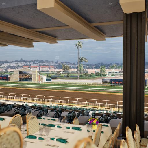 Del Mar Thoroughbred Club - Section First Turn Lvl 3 Tbl 752 Seat View
