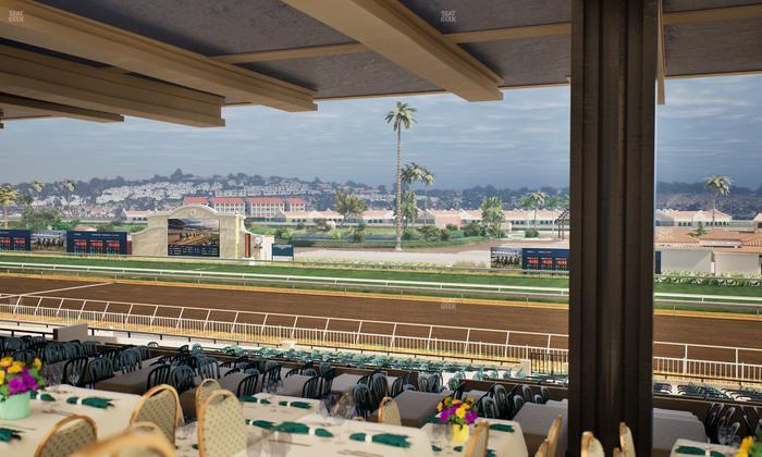 Del Mar Thoroughbred Club - Section First Turn Lvl 3 Tbl 752 Seat View