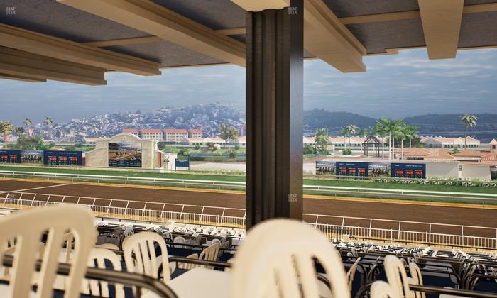 Del Mar Thoroughbred Club - Section First Turn Lvl 3 Tbl 753 Seat View