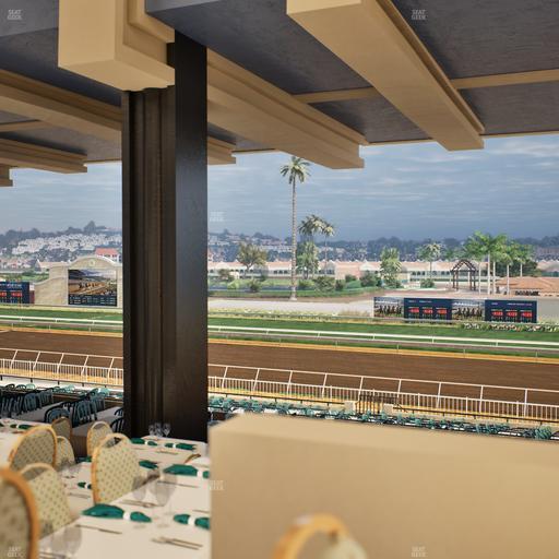 Del Mar Thoroughbred Club - Section First Turn Lvl 3 Tbl 754 Seat View
