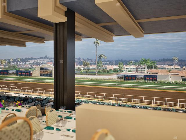 Del Mar Thoroughbred Club - Section First Turn Lvl 3 Tbl 754 Seat View