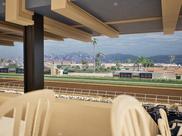 Del Mar Thoroughbred Club - Section First Turn Lvl 3 Tbl 755 Seat View