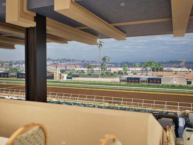 Del Mar Thoroughbred Club - Section First Turn Lvl 3 Tbl 755 Seat View