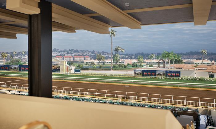 Del Mar Thoroughbred Club - Section First Turn Lvl 3 Tbl 755 Seat View