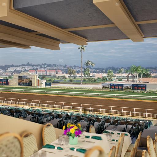 Del Mar Thoroughbred Club - Section First Turn Lvl 3 Tbl 756 Seat View
