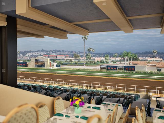 Del Mar Thoroughbred Club - Section First Turn Lvl 3 Tbl 756 Seat View