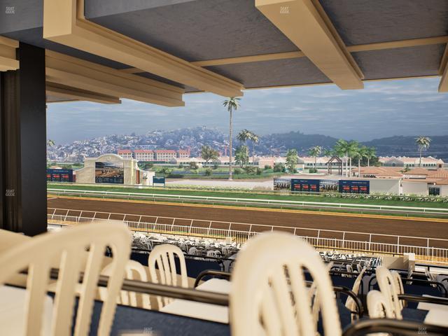 Del Mar Thoroughbred Club - Section First Turn Lvl 3 Tbl 756 Seat View