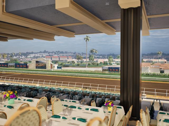 Del Mar Thoroughbred Club - Section First Turn Lvl 3 Tbl 757 Seat View