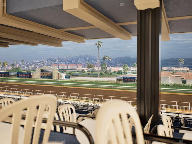 Del Mar Thoroughbred Club - Section First Turn Lvl 3 Tbl 757 Seat View