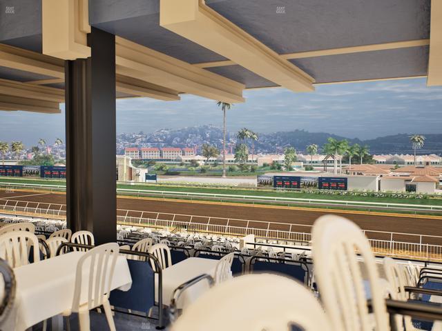 Del Mar Thoroughbred Club - Section First Turn Lvl 3 Tbl 759 Seat View