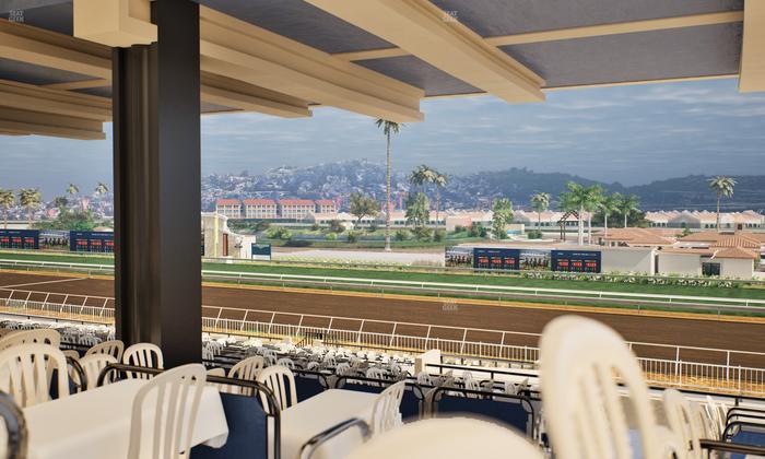Del Mar Thoroughbred Club - Section First Turn Lvl 3 Tbl 759 Seat View