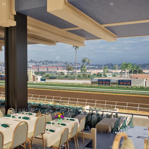 Del Mar Thoroughbred Club - Section First Turn Lvl 3 Tbl 759 Seat View