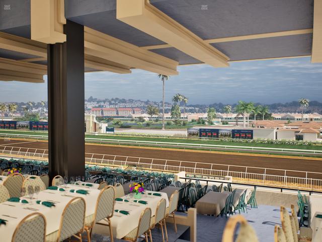 Del Mar Thoroughbred Club - Section First Turn Lvl 3 Tbl 759 Seat View