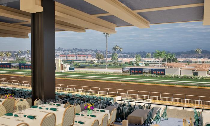 Del Mar Thoroughbred Club - Section First Turn Lvl 3 Tbl 759 Seat View