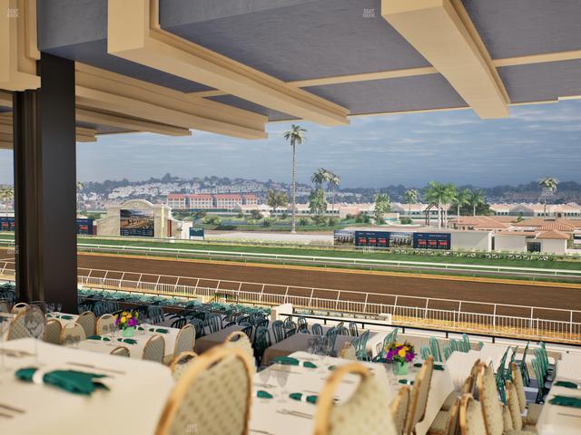 Del Mar Thoroughbred Club - Section First Turn Lvl 3 Tbl 760 Seat View