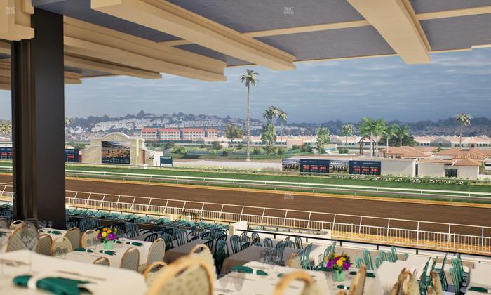 Del Mar Thoroughbred Club - Section First Turn Lvl 3 Tbl 760 Seat View