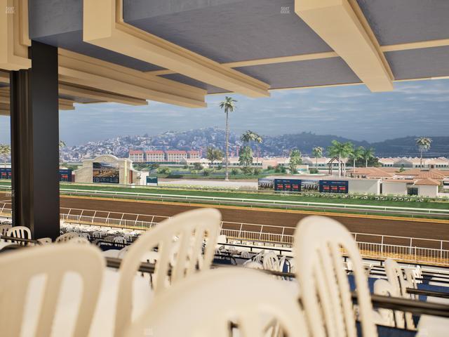 Del Mar Thoroughbred Club - Section First Turn Lvl 3 Tbl 760 Seat View