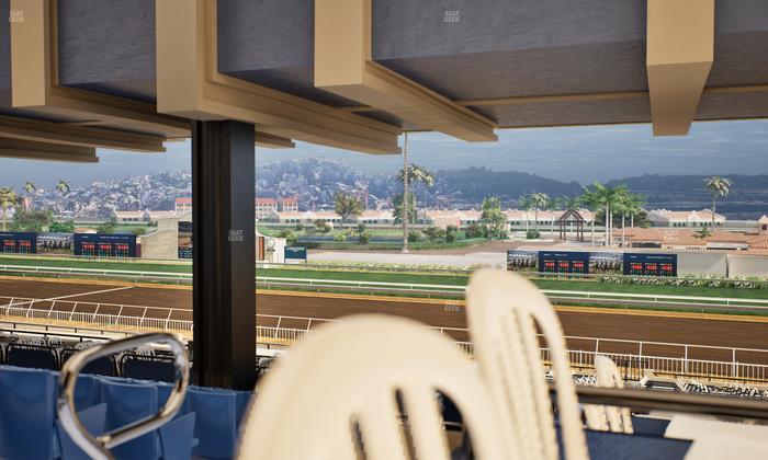 Del Mar Thoroughbred Club - Section First Turn Lvl 3 Tbl 850 Seat View