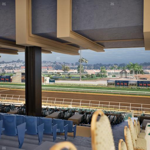 Del Mar Thoroughbred Club - Section First Turn Lvl 3 Tbl 850 Seat View