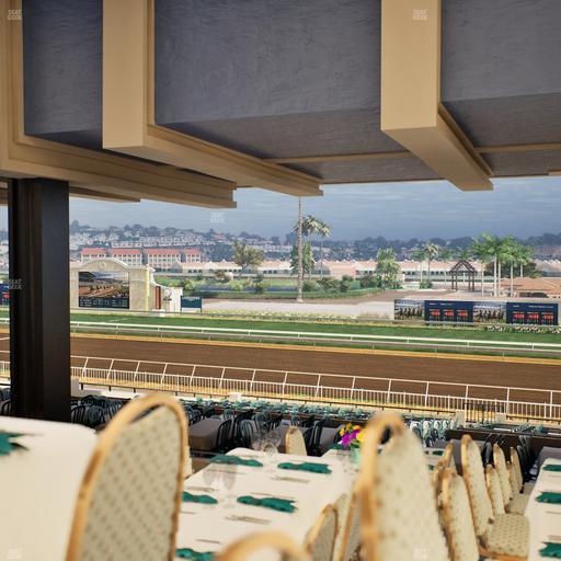 Del Mar Thoroughbred Club - Section First Turn Lvl 3 Tbl 851 Seat View