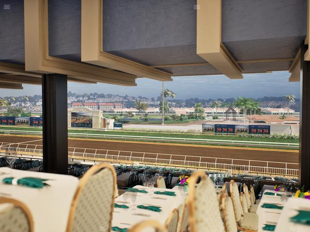 Del Mar Thoroughbred Club - Section First Turn Lvl 3 Tbl 851 Seat View