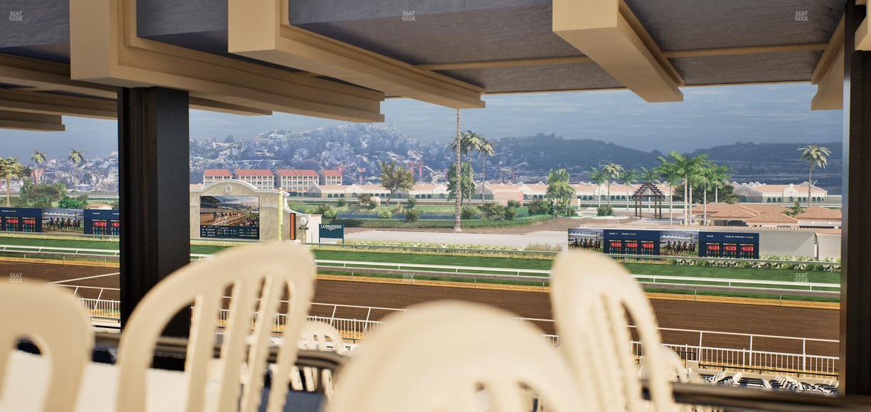 Del Mar Thoroughbred Club - Section First Turn Lvl 3 Tbl 851 Seat View