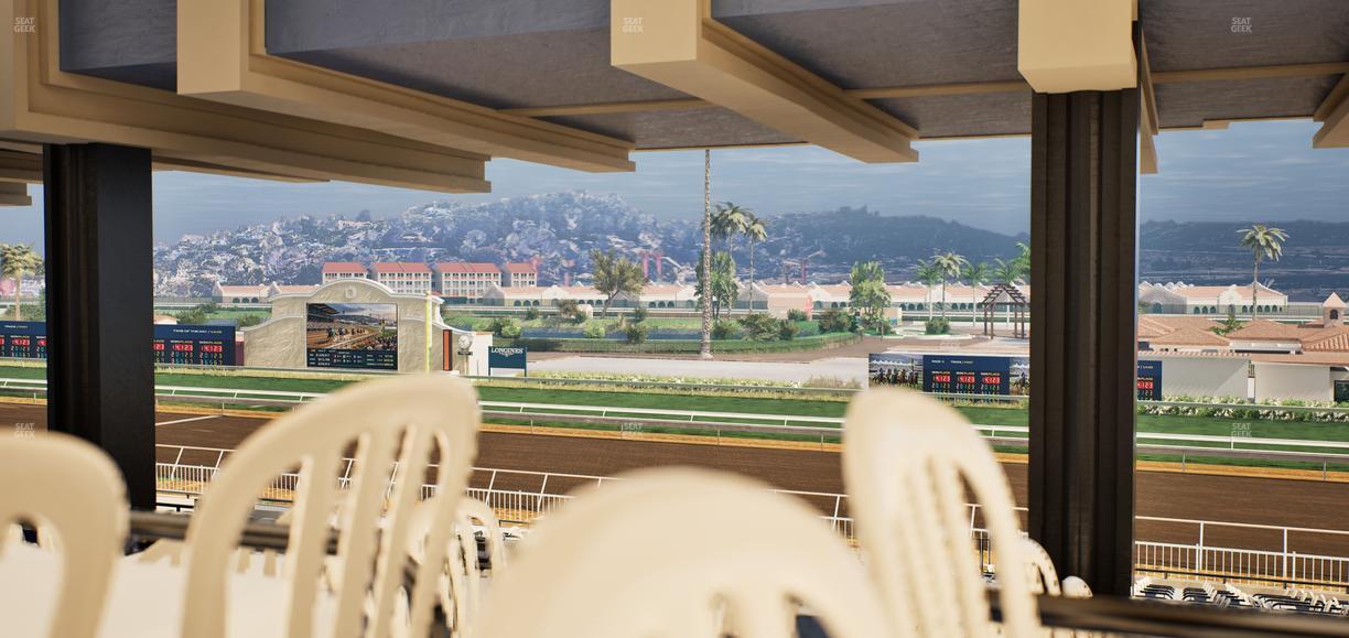 Del Mar Thoroughbred Club - Section First Turn Lvl 3 Tbl 852 Seat View