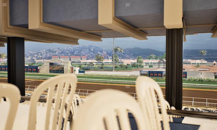 Del Mar Thoroughbred Club - Section First Turn Lvl 3 Tbl 852 Seat View