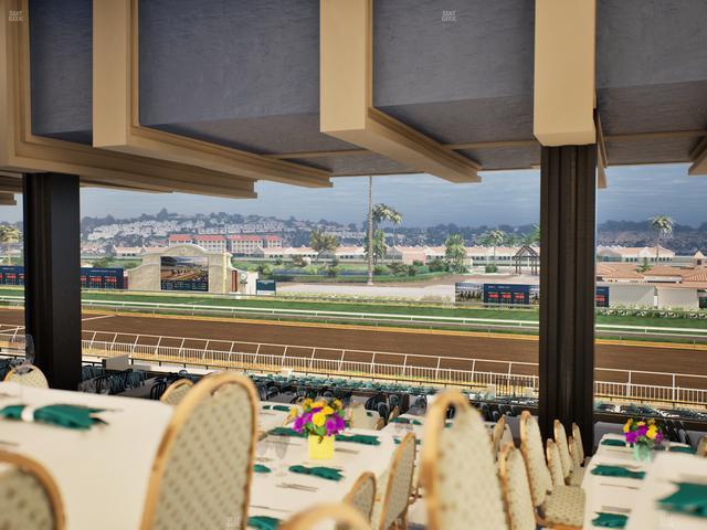 Del Mar Thoroughbred Club - Section First Turn Lvl 3 Tbl 852 Seat View