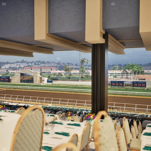 Del Mar Thoroughbred Club - Section First Turn Lvl 3 Tbl 853 Seat View