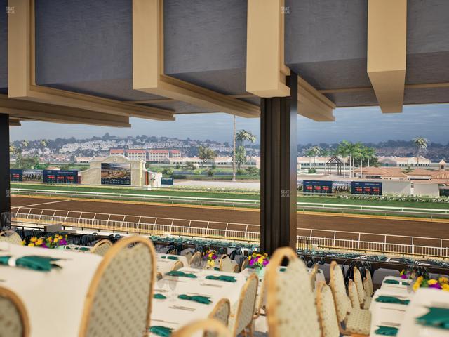Del Mar Thoroughbred Club - Section First Turn Lvl 3 Tbl 853 Seat View