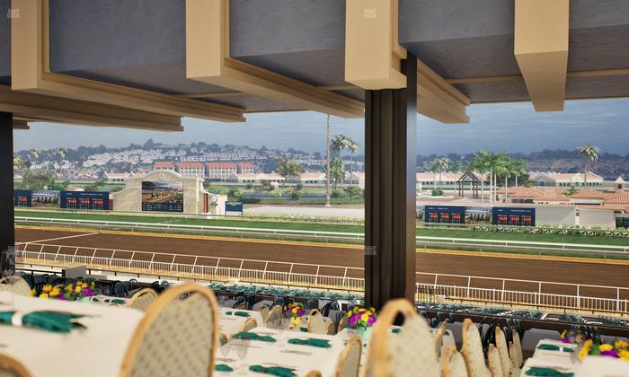 Del Mar Thoroughbred Club - Section First Turn Lvl 3 Tbl 853 Seat View