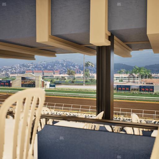 Del Mar Thoroughbred Club - Section First Turn Lvl 3 Tbl 853 Seat View