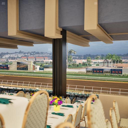 Del Mar Thoroughbred Club - Section First Turn Lvl 3 Tbl 854 Seat View