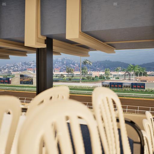 Del Mar Thoroughbred Club - Section First Turn Lvl 3 Tbl 855 Seat View
