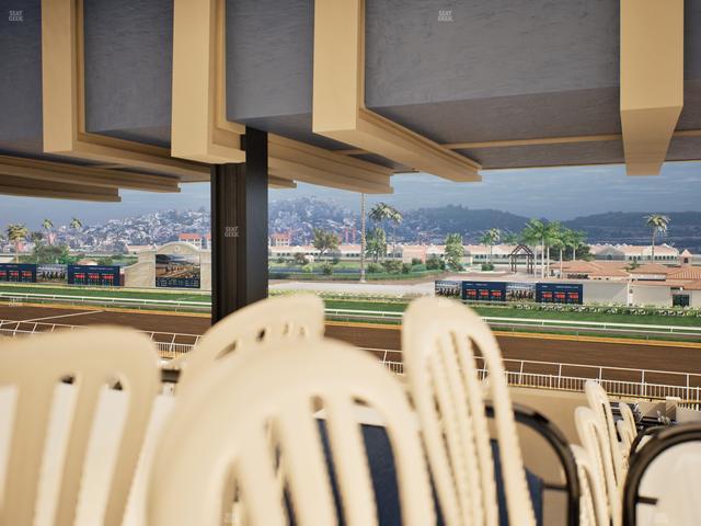 Del Mar Thoroughbred Club - Section First Turn Lvl 3 Tbl 855 Seat View